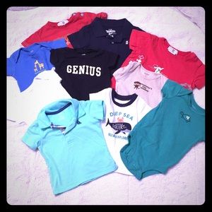 6 month short sleeve baby boy bundle